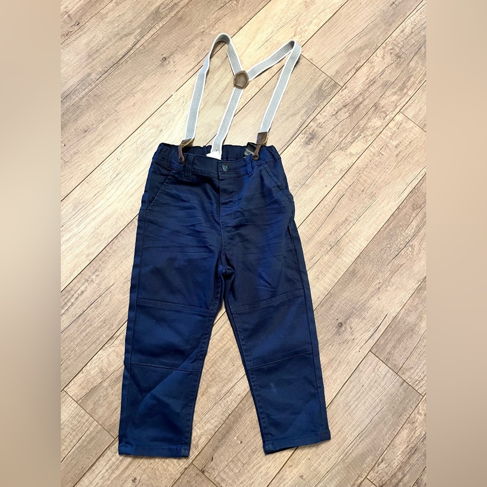 H&M | Toddler Pants with Suspenders size 2T